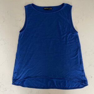 Icebreaker Merino Cool Lite 130g/m2 Slvless Boat Nk Tank Top Cobalt Blue Sz XS